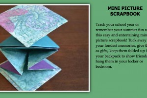 DIY Mini Picture Scrapbook web page — Created for niNe. magazine