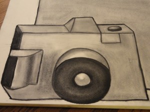 Camera/Value — Created using charcoal