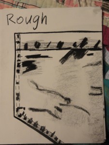 Rough Texture — Created using charcoal