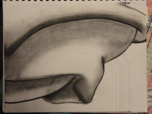 Soft Texture — Created using charcoal