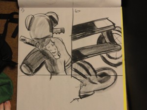 Thumbnails — Created using charcoal