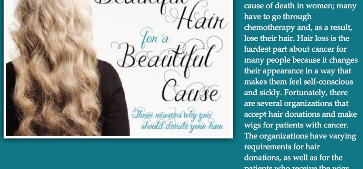 Beautiful Hair for a Beautiful Cause web page