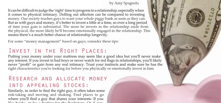 Budget a Boyfriend magazine page Budget a Boyfriend magazine page