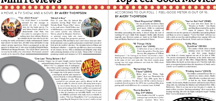 Entertainment Section magazine pages Entertainment Section magazine pages