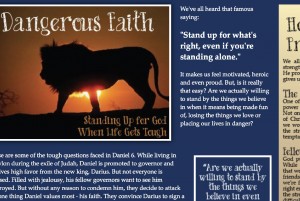 Dangerous Faith web page — Created for niNe. magazine