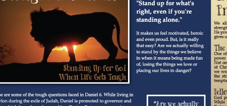 Dangerous Faith web page