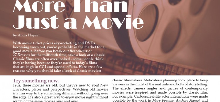 More Than Just a Movie magazine page More Than Just a Movie magazine page