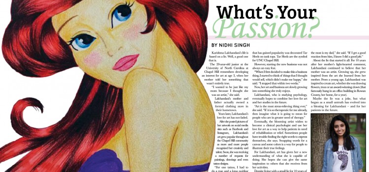 What’s Your Passion magazine spread What’s Your Passion magazine spread
