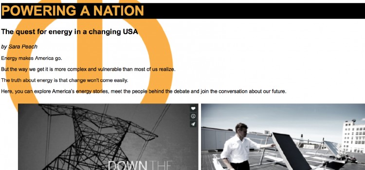Powering a Nation project web page