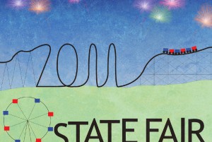 2011 State Fair poster — Created for Introduction to Graphic Design course at UNC-CH